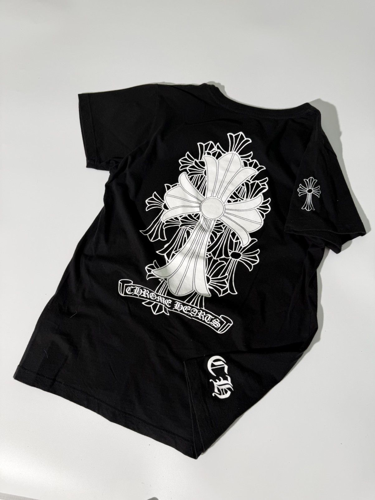 Chrome Hearts Chrome Hearts Black Cemetery Graveyard Cross T-Shirt Size L / US 10 / IT 46 - 5 Thumbnail