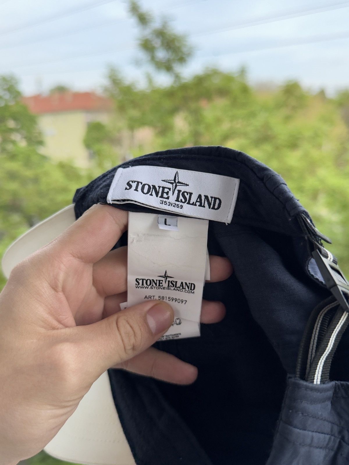 Stone Island stone island nylon cap 5 panel reflective logo Size ONE SIZE - 8 Thumbnail