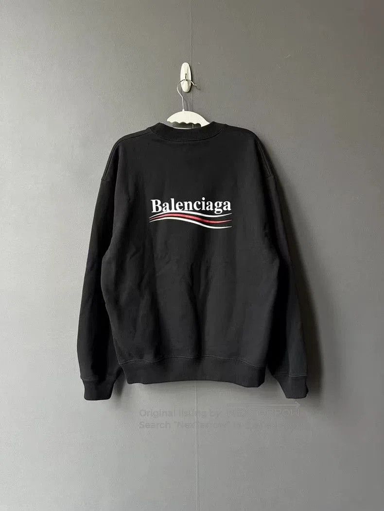 Balenciaga Balenciaga Cola Embroidery Sweatshirt. Size US M / EU 48-50 / 2 - 2 Thumbnail