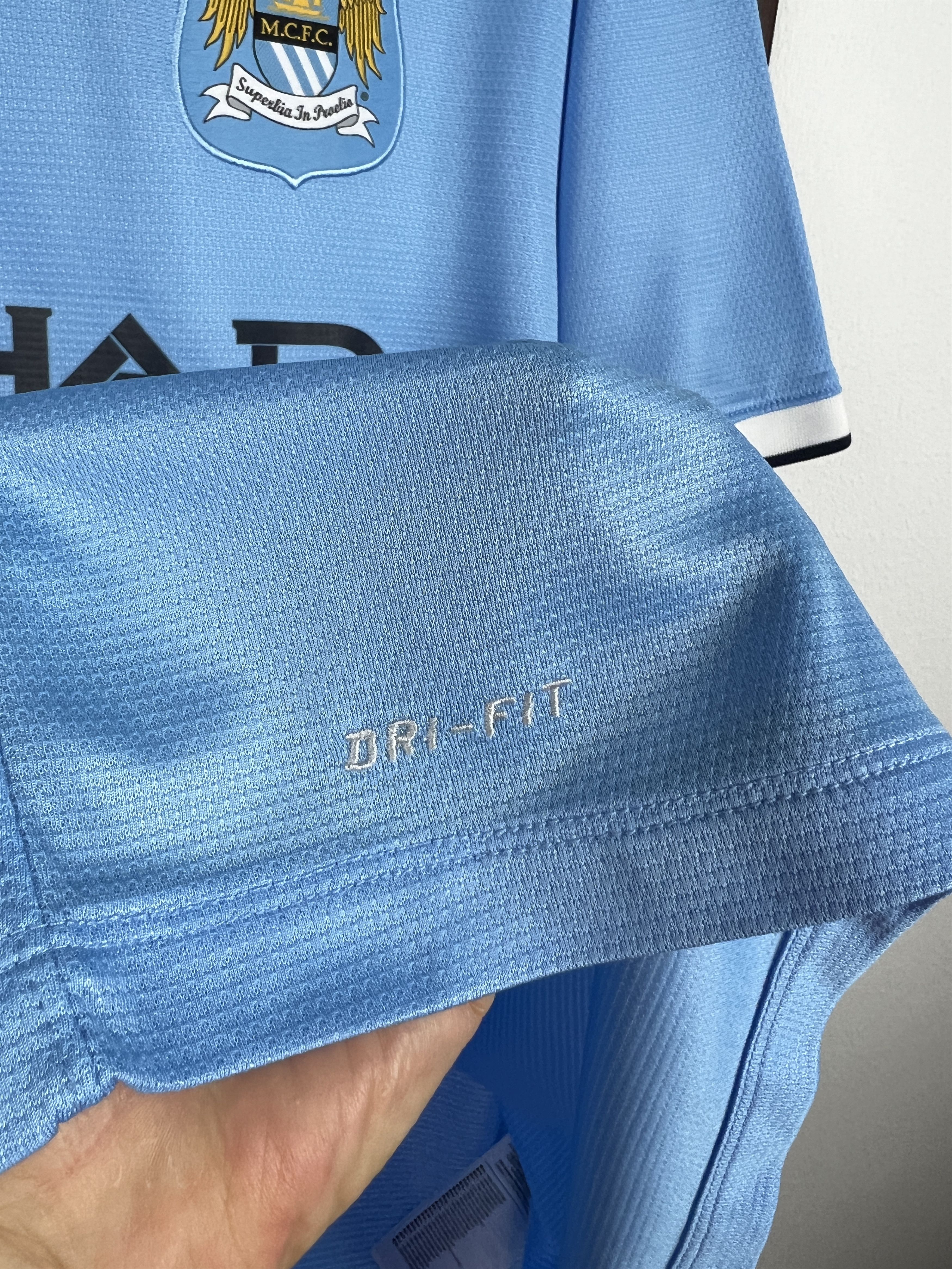 Nike Manchester City Home football shirt Soccer Jersey Trikot Size US L / EU 52-54 / 3 - 5 Thumbnail