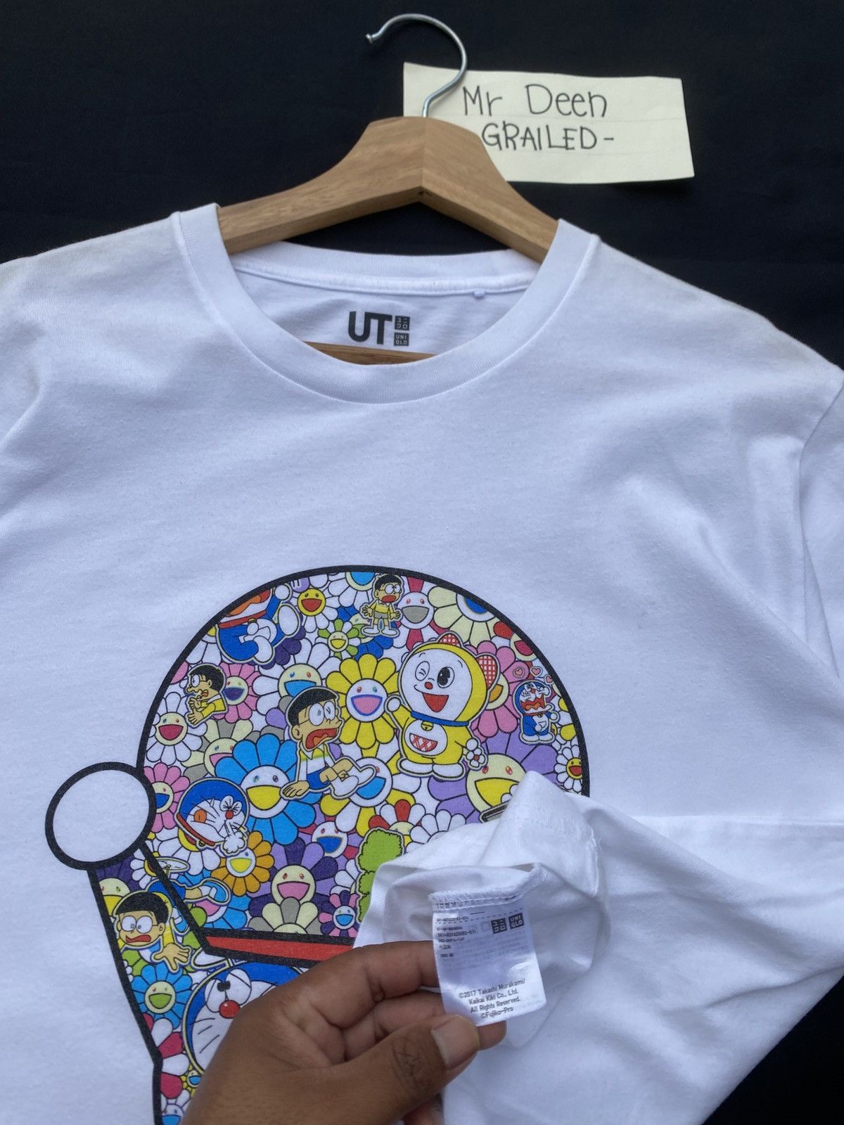 Takashi Murakami × Uniqlo Rare Uniqlo x Takashi Murakami Doraemon White Tshirt Size US L / EU 52-54 / 3 - 15 Thumbnail