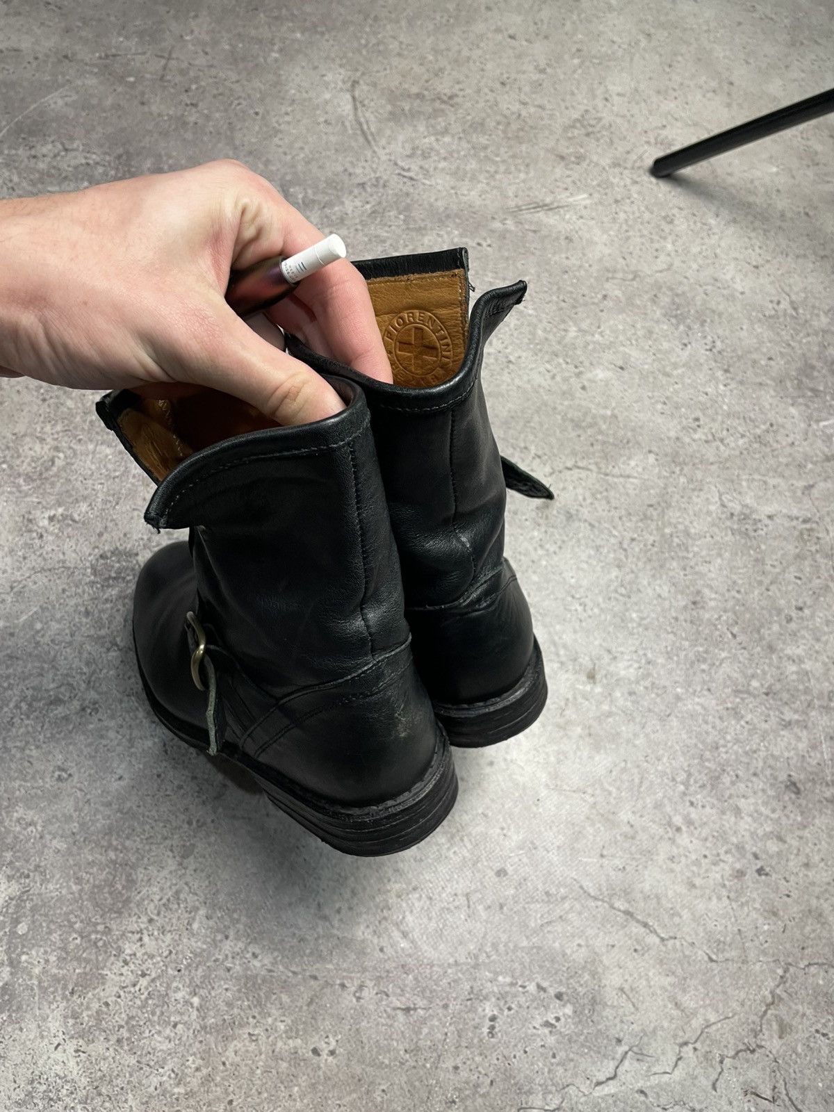 Fiorentini + Baker Fiorentini + Baker Eternity Eli Black Leather Ankle Boots Size US 6 / IT 36 - 7 Thumbnail