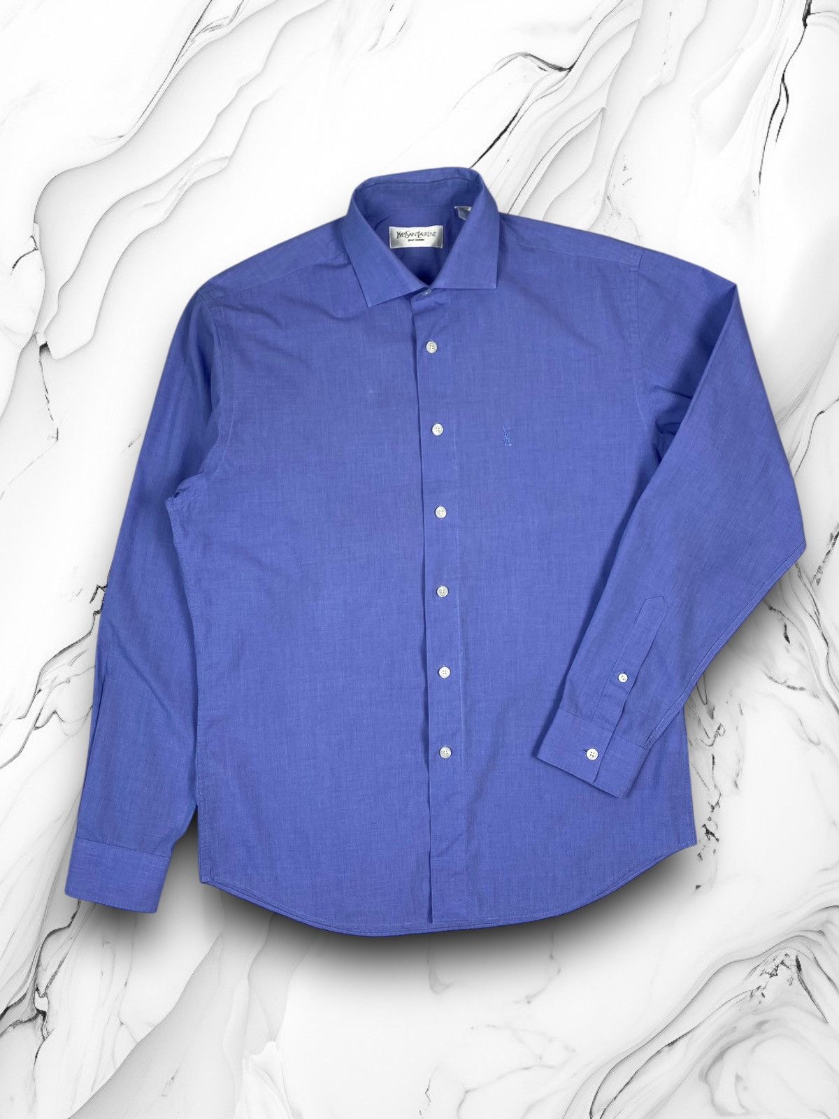 Yves Saint Laurent Luxury Button Up Long Sleeve Shirt