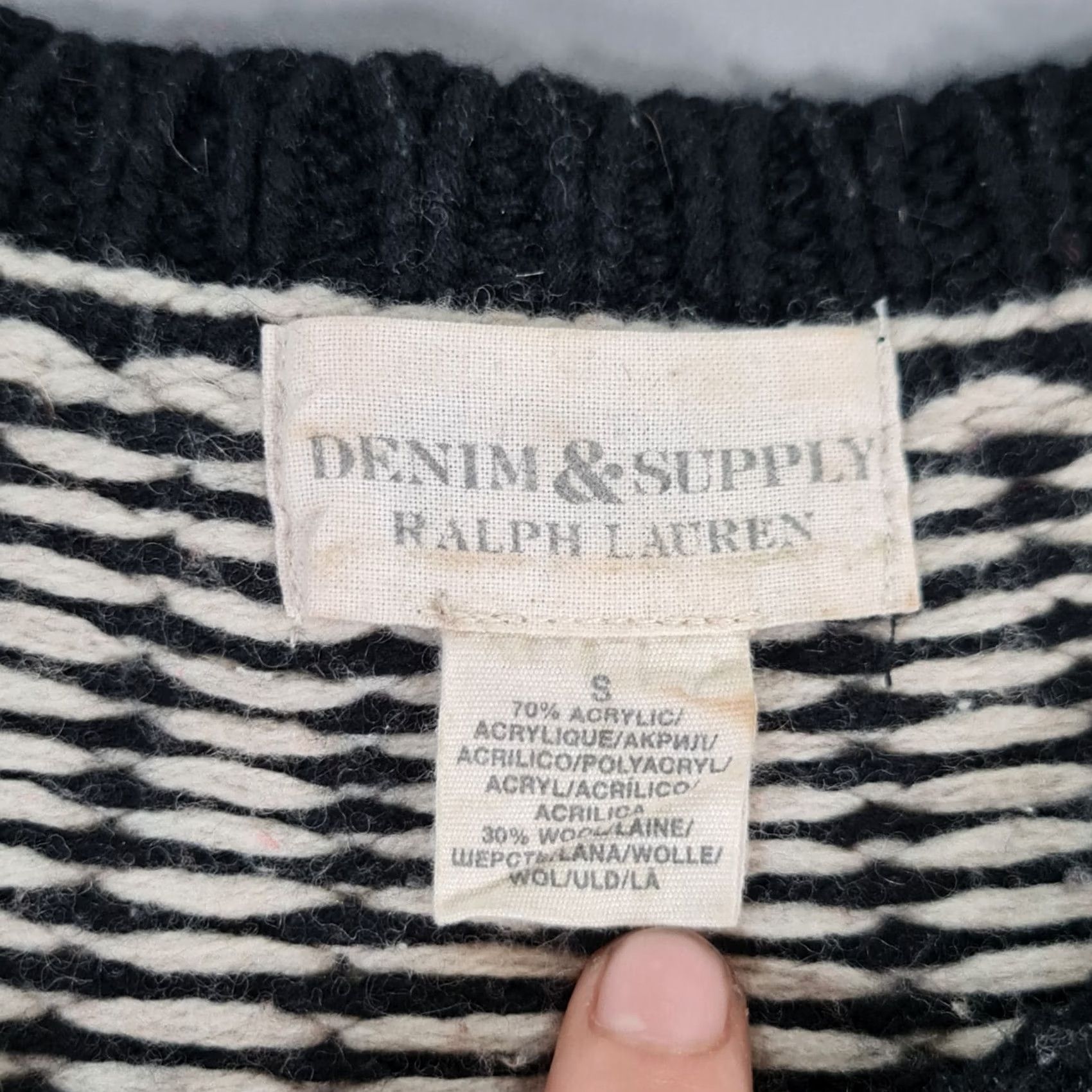 Native VINTAGE Denim & Supply Ralph Lauren Polo Jumper Womens Small XS? Size S / US 4 / IT 40 - 3 Thumbnail