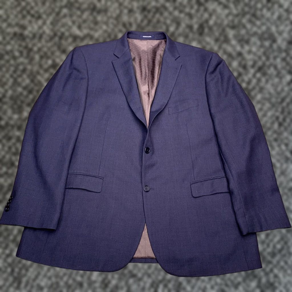 Jos. A. Bank Jos. A. Bank Reserve Suit Jacket Mens 48R Blue Wool Blazer Size 48R - 1 Thumbnail
