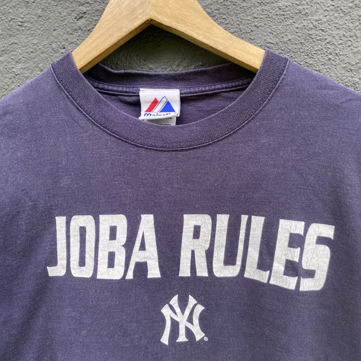 MLB Thrashed Faded Vintage Joba Rules Chamberlain MLB Tee Size US XL / EU 56 / 4 - 5 Thumbnail