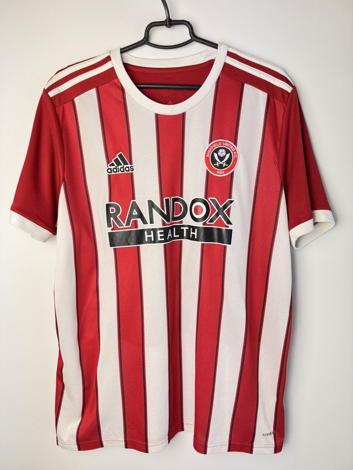 Adidas Sheffield United 2021 2022 Home Soccer Jersey Adidas Size US XL / EU 56 / 4 - 1 Thumbnail