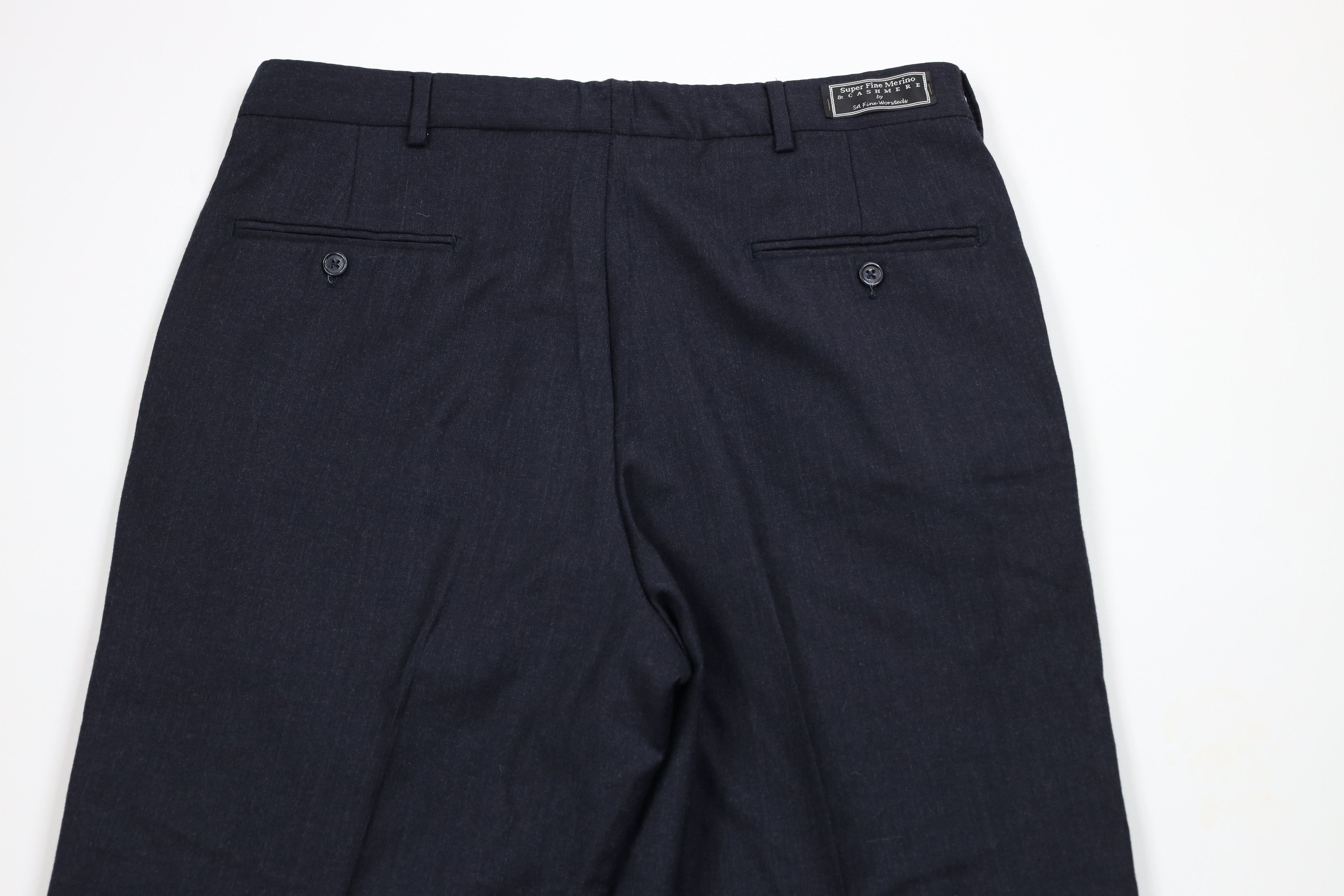 Vintage Vintage 90s Streetwear Wool Blend Wide Leg Chino Pants Size US 34 / EU 50 - 8 Thumbnail