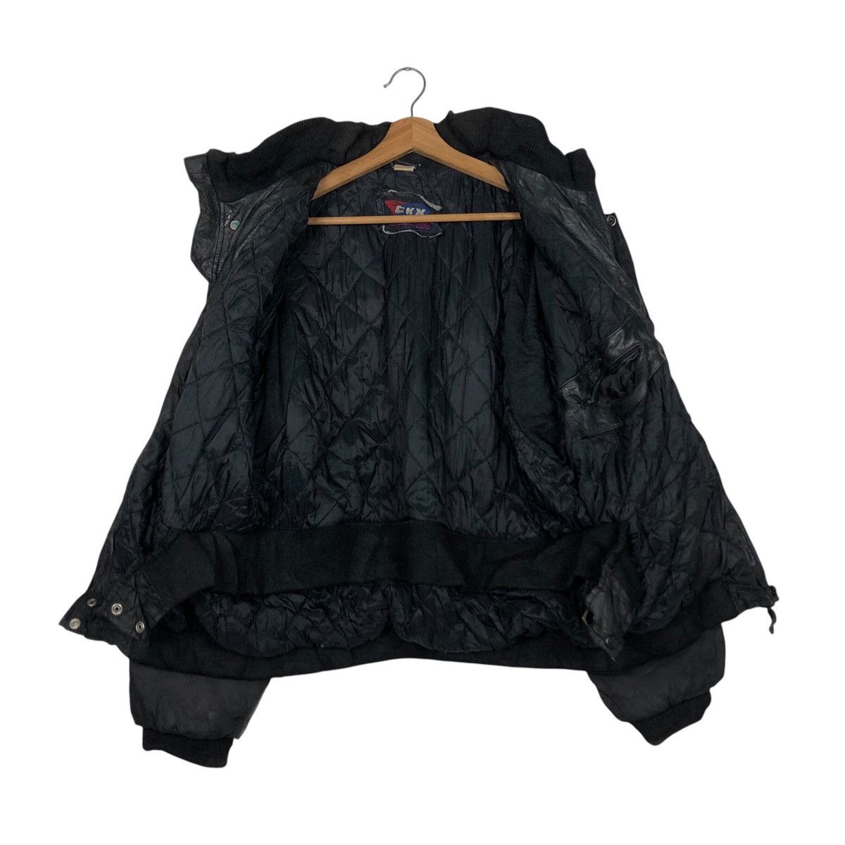 Japanese Brand 📌Vintage Biker Genuine Leather Jacket CKX Issey Miyake Size US M / EU 48-50 / 2 - 14 Thumbnail