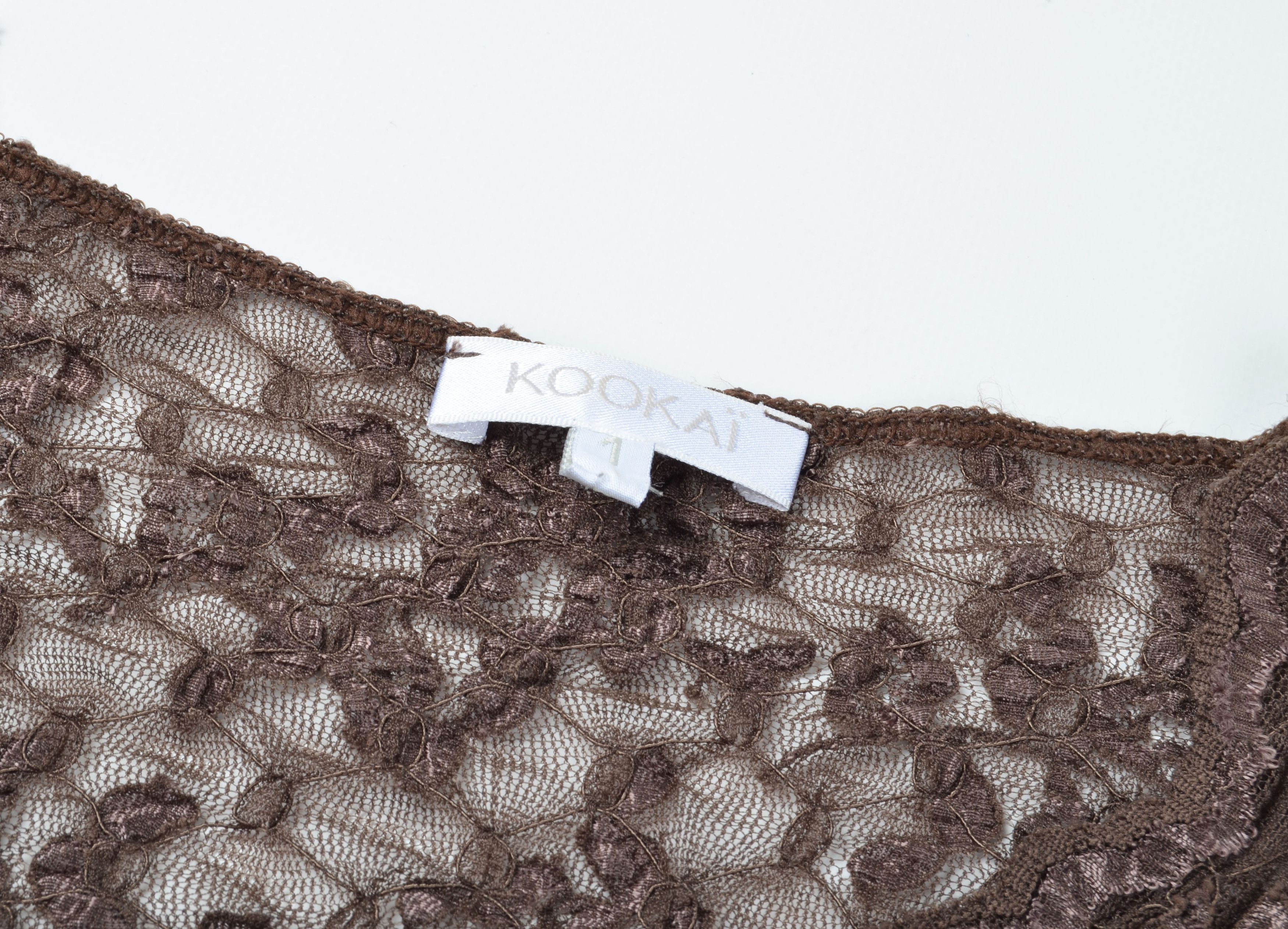 Designer Vintage Kookai Y2K French Lace Cropped Fairy Bolero Top Size S / US 4 / IT 40 - 8 Thumbnail
