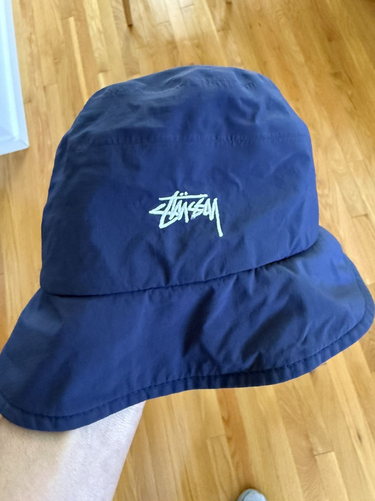 Stussy Stussy Navy Bucket Hat Small/Medium Size ONE SIZE - 1 Thumbnail