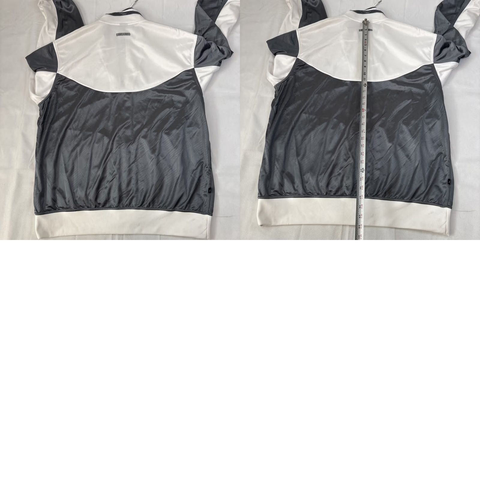 Jordan Brand Nike Air Jordan XI Retro Knit Full Zip Jacket XL Mens Gray Dri-Fit Track Jacket - Retro, Full Zip, 100% Polyester Size US XL / EU 56 / 4 - 8 Thumbnail