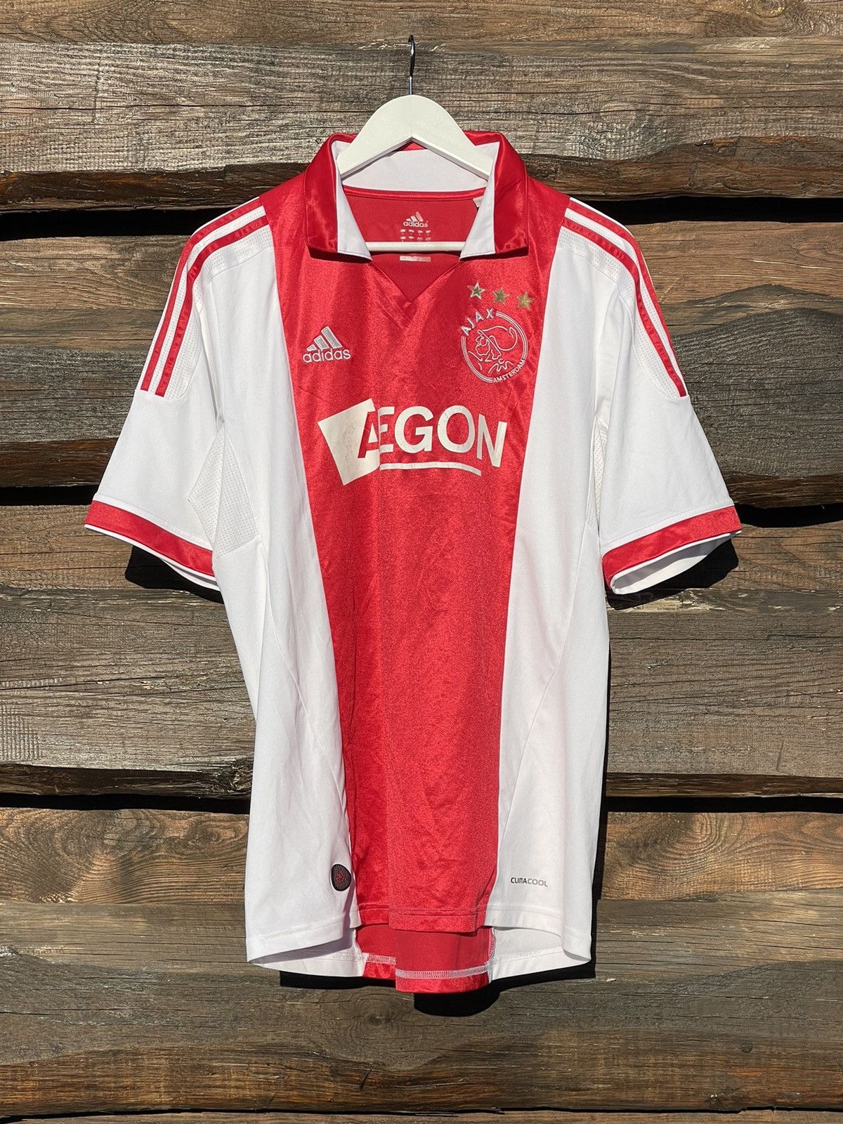 Adidas 2011 Adidas Ajax Amsterdam soccer jersey Size US L / EU 52-54 / 3 - 4 Thumbnail