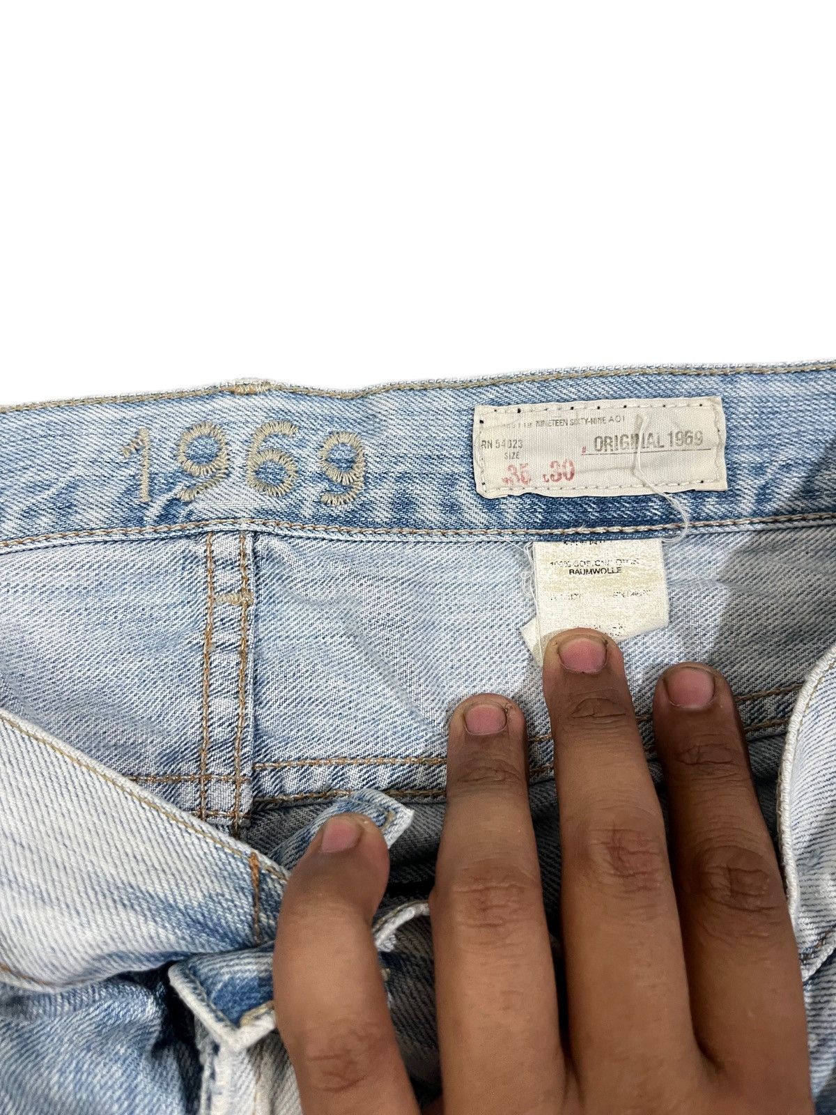 1989 STUDIO × Gap Vintage Gap 1969 Baumwolle Baggy Denim Size US 36 / EU 52 - 5 Thumbnail