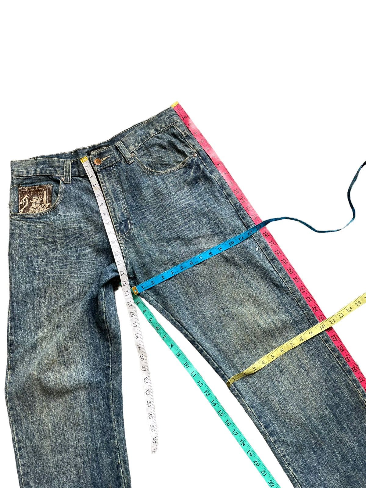 JNCO × Sean John Sean John Faded Wash Denim Size US 35 - 14 Thumbnail