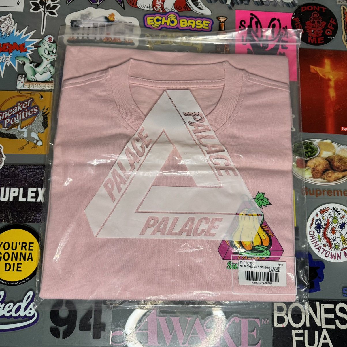 Palace Palace Nein Cheese Nein Egg T-shirt Pink Large Brand New Size US L / EU 52-54 / 3 - 5 Thumbnail