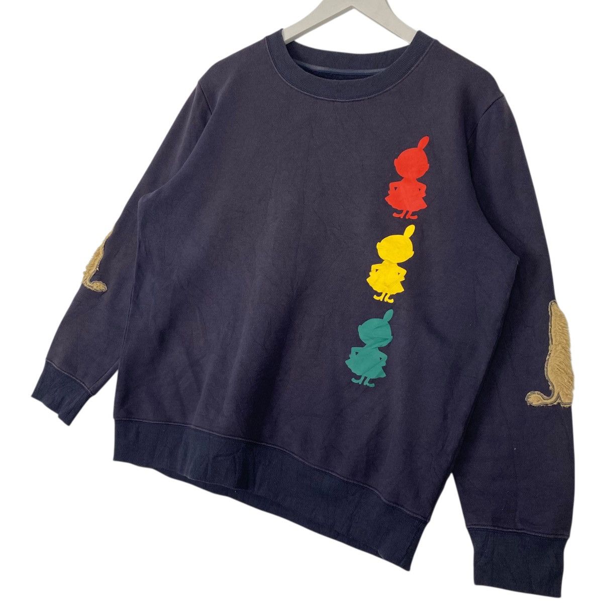 Other Girl Kids Printed Sweatshirt Crewneck Navy Blue Size M Size US M / EU 48-50 / 2 - 2 Thumbnail