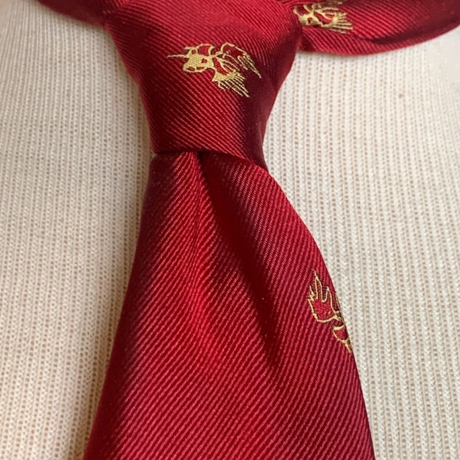 Vintage Moosehead custom handmade Barnard Maine necktie rugged Size ONE SIZE - 1 Thumbnail