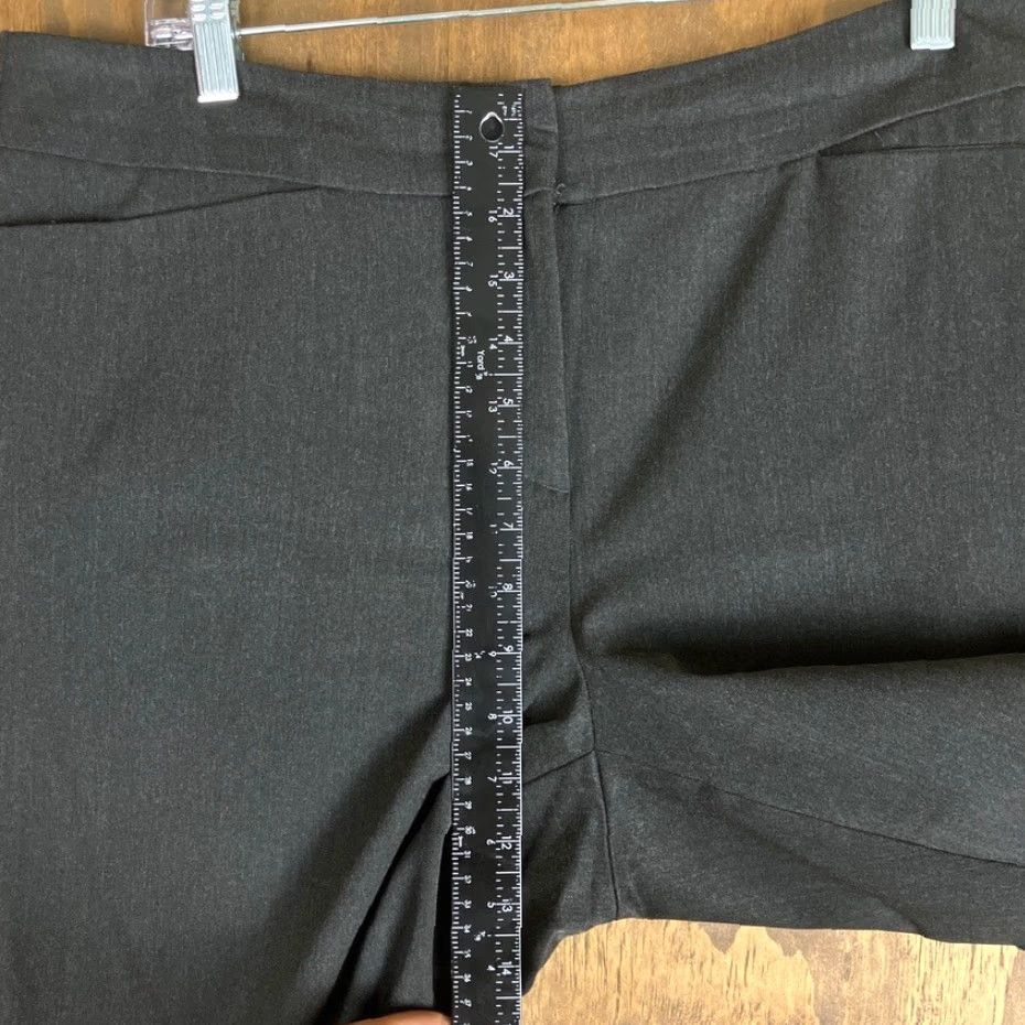 Ann Taylor Ann Taylor Factory Pants Womens Black Mid Rise Tapered Leg Stretch 10P Size 24" / US 00 / IT 34 - 7 Thumbnail