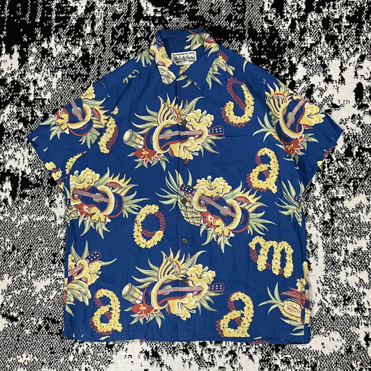 WACKO MARIA JAMAICA HAWAIIAN SHIRT サイズM WACKO MARIA ワコマリア 17SS KINGSTON JAMAICA SS HAWAIAN