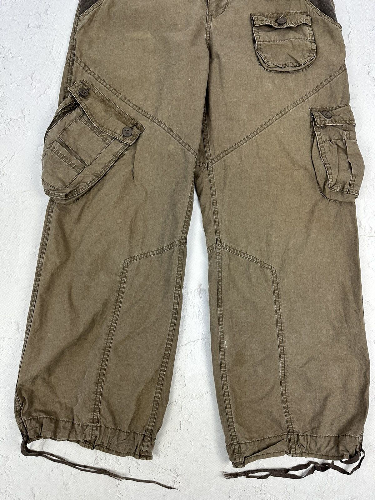 Vintage Y2K Vintage Cargo Pants Size 36" / US 14 / IT 50 - 2 Thumbnail