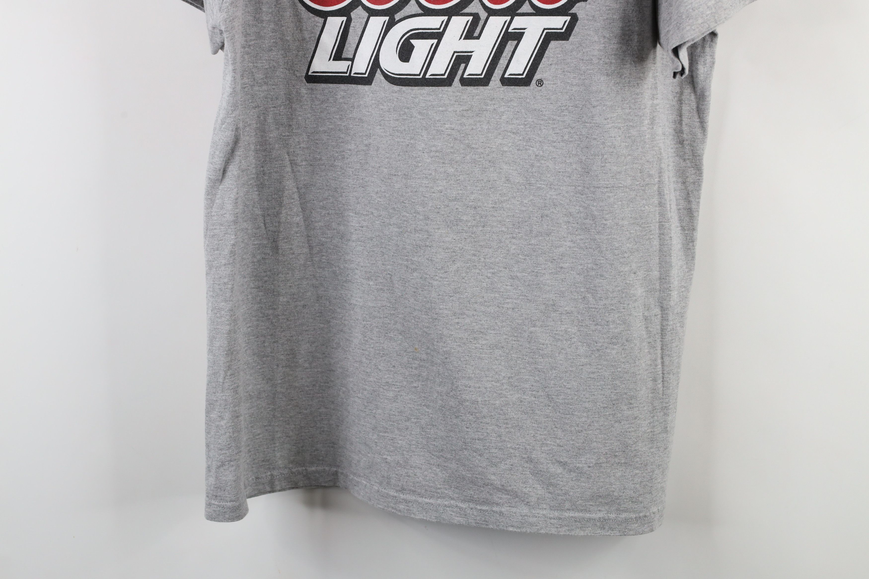Vintage Vintage Coors Light Beer Short Sleeve T-Shirt Heather Gray Size US L / EU 52-54 / 3 - 3 Thumbnail