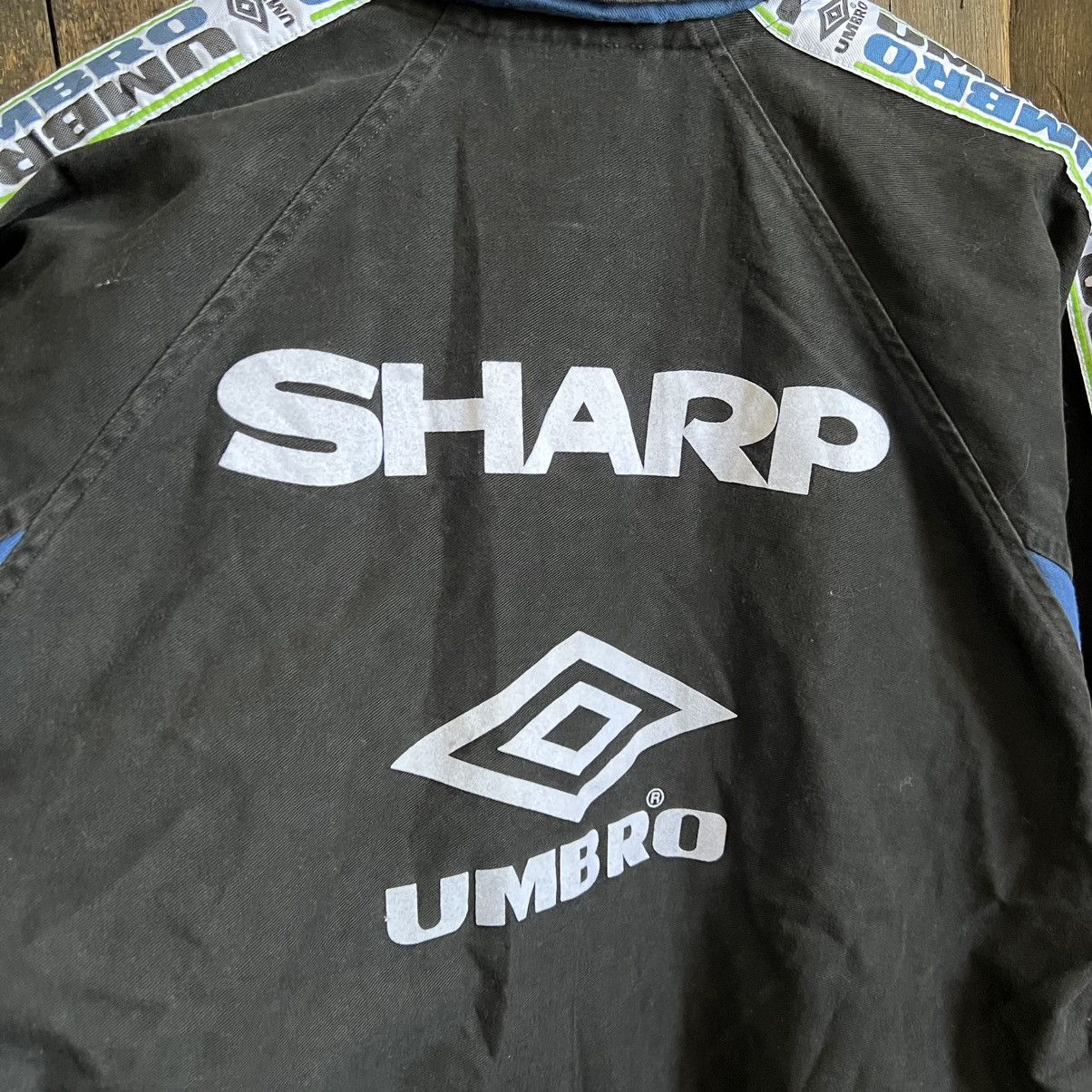 Umbro × Vintage Vintage Manchester United 1994-95 Umbro Drill Top Sweater Size US S / EU 44-46 / 1 - 4 Thumbnail