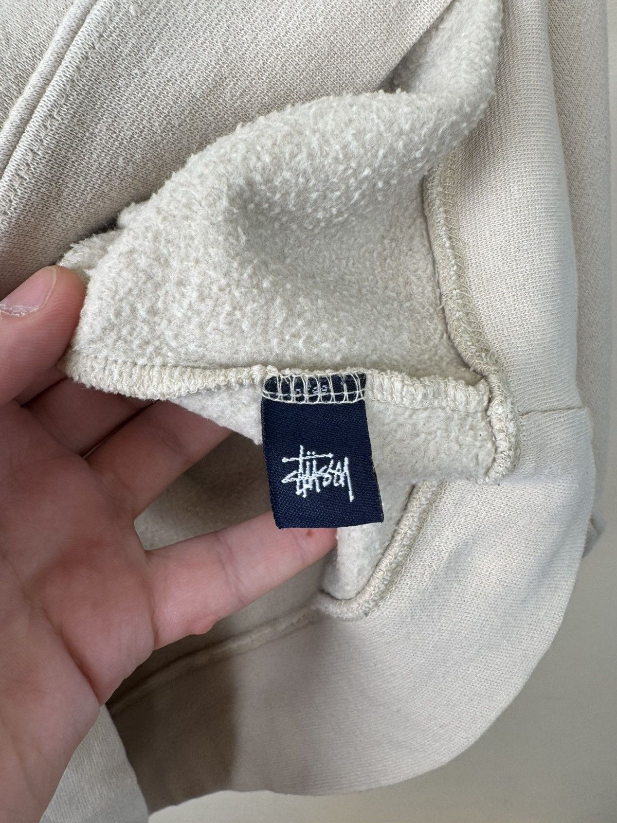 Stussy Vintage Stussy 90s Hong Kong Beige L College Blue Tag Size US L / EU 52-54 / 3 - 23 Thumbnail