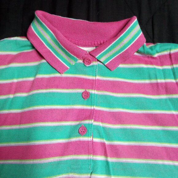 Vintage Vintage Chelsea Place Striped Polo Shirt Size L / US 10 / IT 46 - 1 Thumbnail
