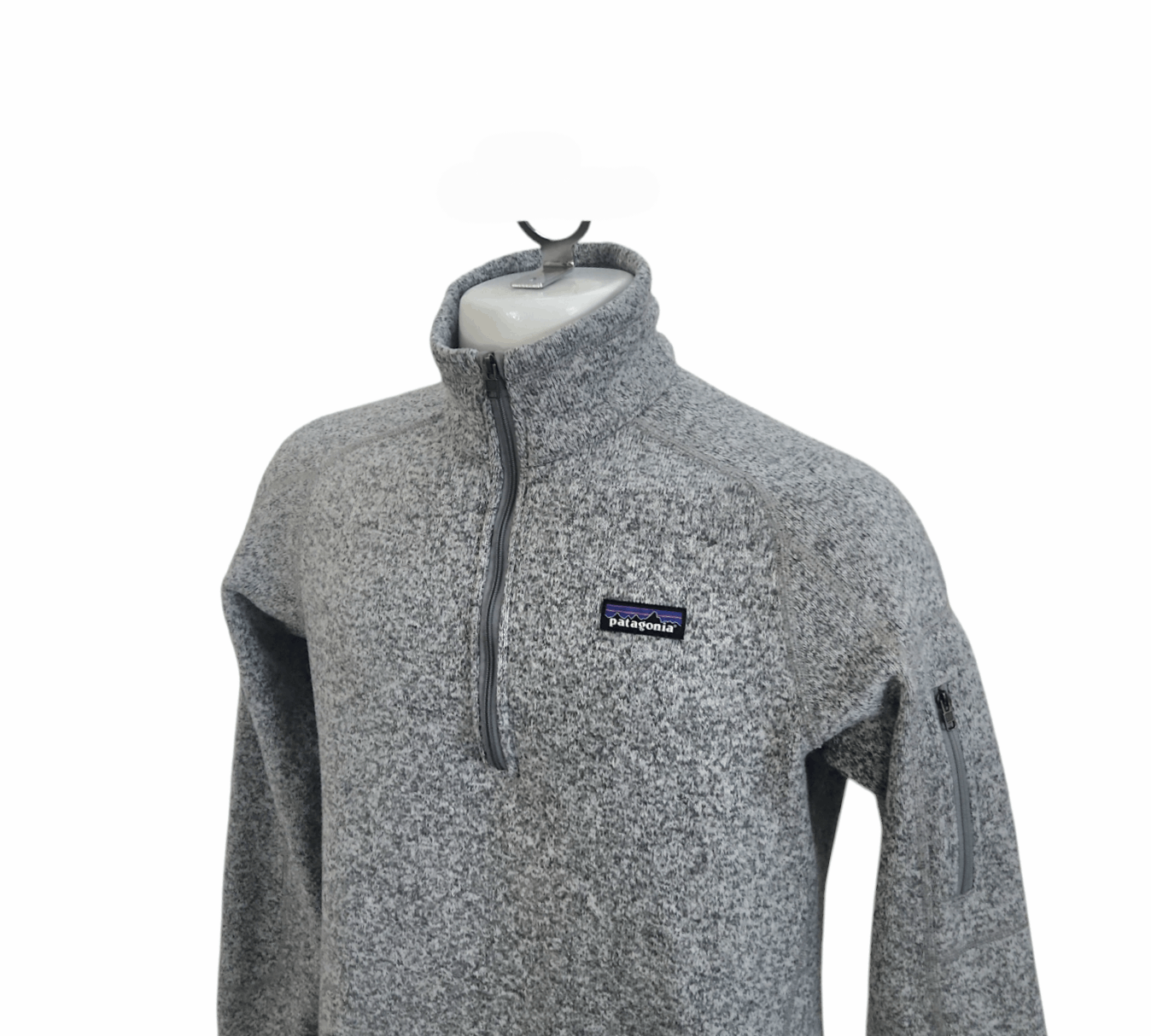 Patagonia Patagonia Women's Better Sweater Gray Heathered 1/4 Quarter Size L / US 10 / IT 46 - 2 Thumbnail