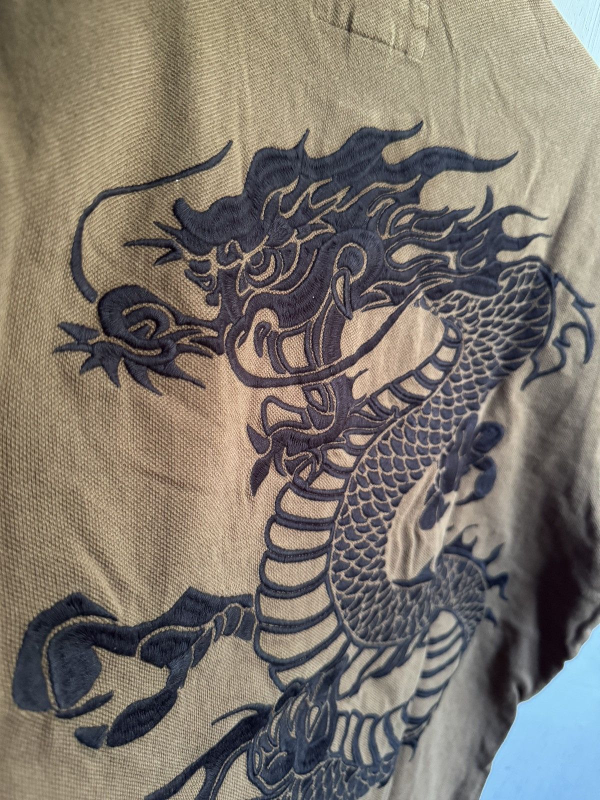 Supreme Supreme The Great China Wall Dragon Polo Brown Size US M / EU 48-50 / 2 - 11 Thumbnail