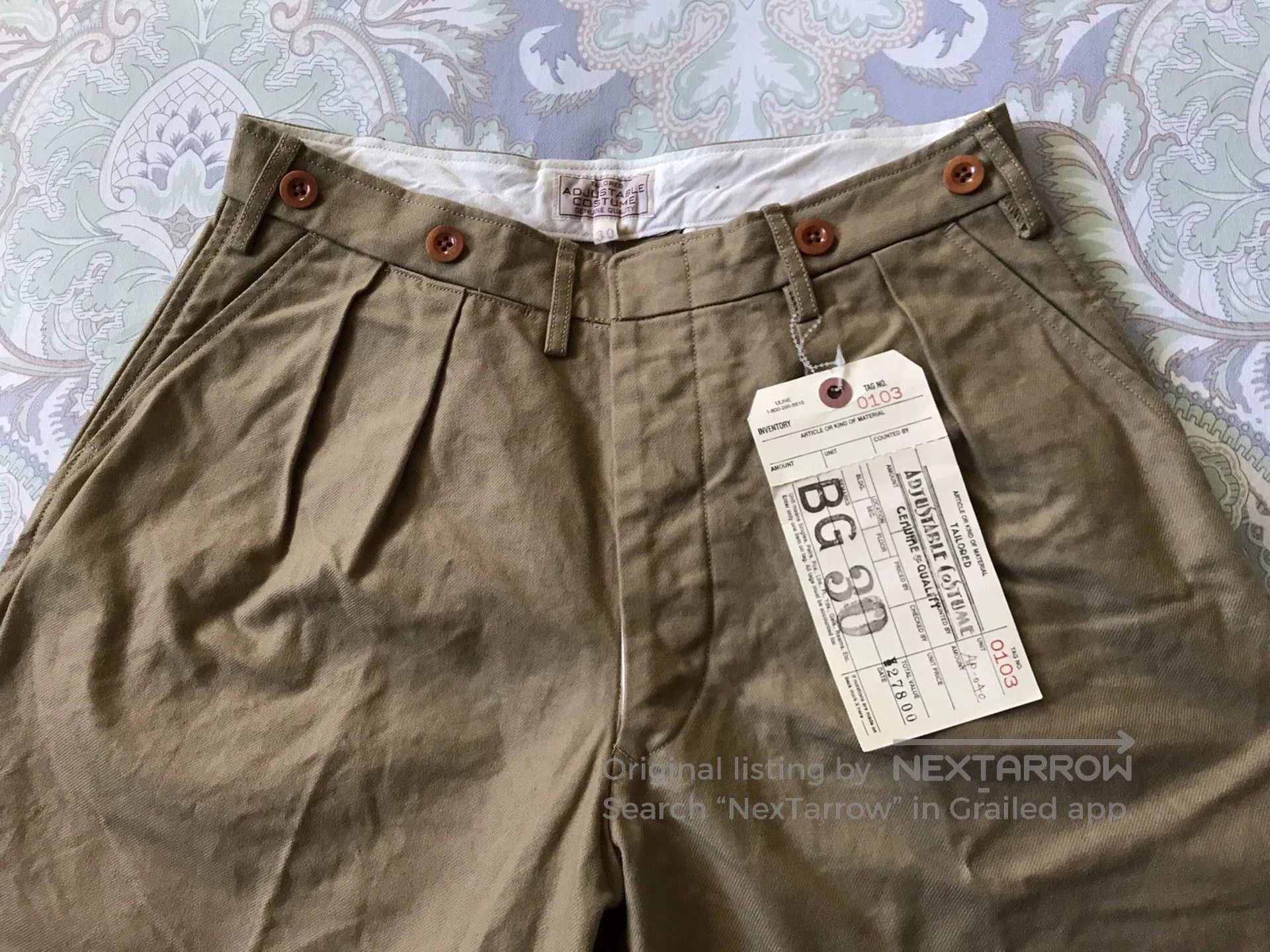 Visvim Adjustable Costume High-Waist Wide-Leg Cargo Pants. Size US 30 / EU 46 - 2 Thumbnail