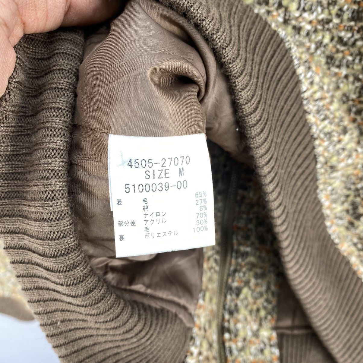Aran Isles Knitwear Vintage Y2k Knitwear Bomber Jacket By Paodelo Size XXS / US 00 / IT 34 - 12 Thumbnail