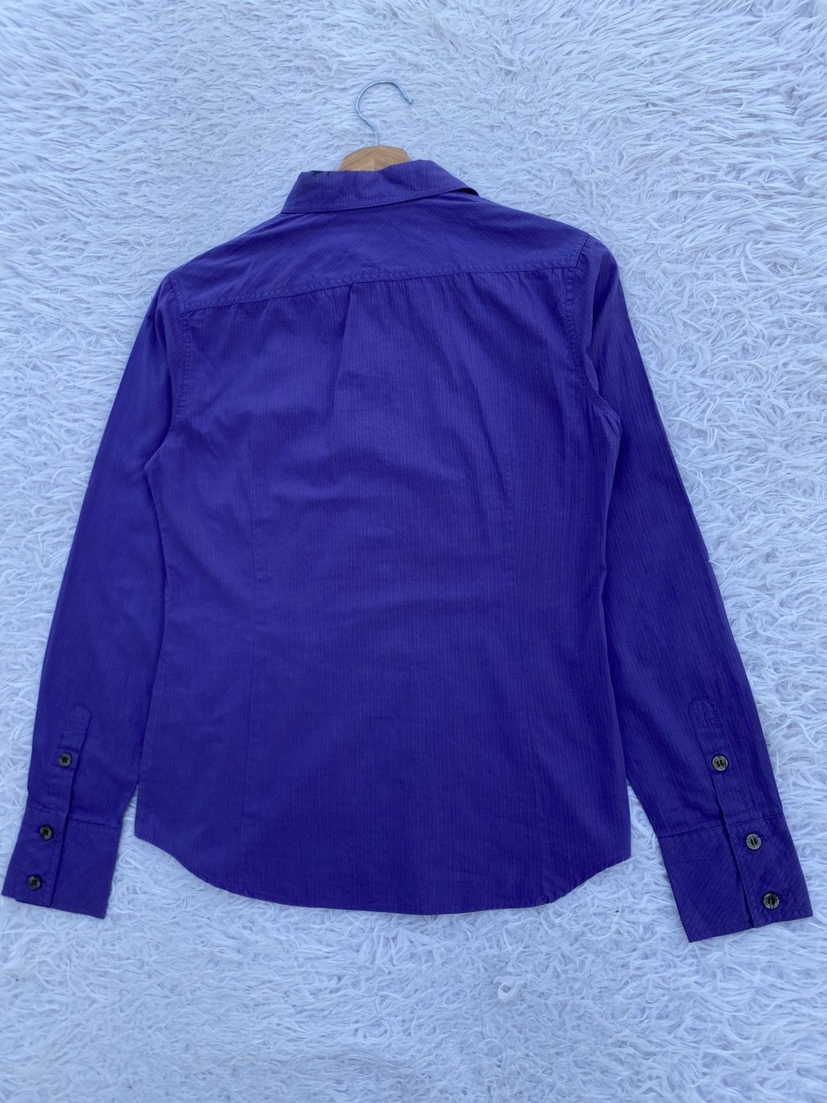 Burberry Rare Vintage 90s Burberry Blue Label Women Buttons Shirt Size XS / US 0-2 / IT 36-38 - 13 Thumbnail