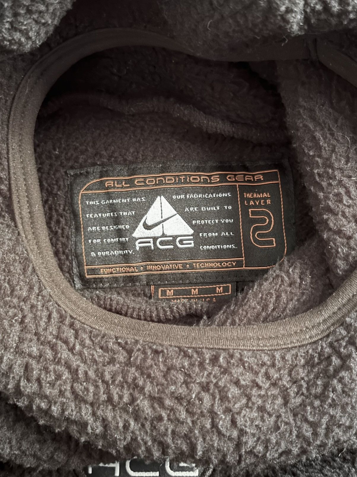 Nike ACG 1998 ACG Ninja Fleece (Rare) Size US M / EU 48-50 / 2 - 3 Thumbnail