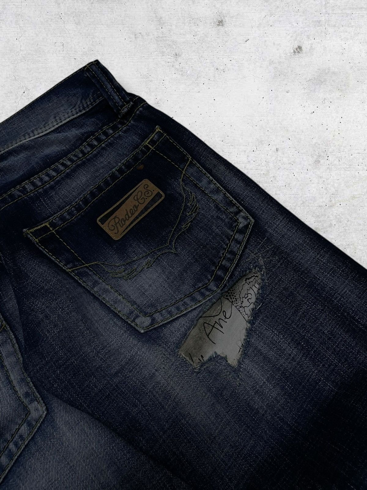 Japanese Brand VINTAGE RODEO CROWN OG JAPAN DESIGNER PUNK REVOLUTION DENIM Size US 29 - 17 Thumbnail