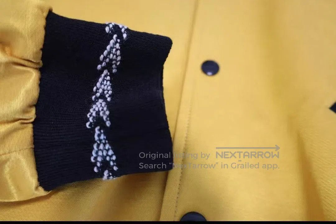Saint Laurent Paris Saint Laurent Paris Yellow arrow patchwork baseball jacket. Size US M / EU 48-50 / 2 - 4 Thumbnail