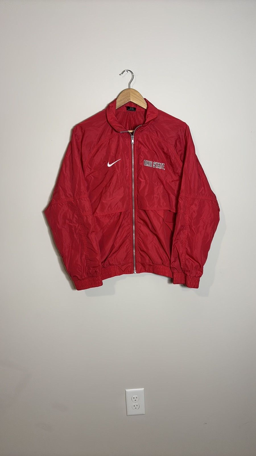 Nike × Vintage Vintage Nike Ohio State Buckeyes Warmup Jacket Size US S / EU 44-46 / 1 - 1 Thumbnail