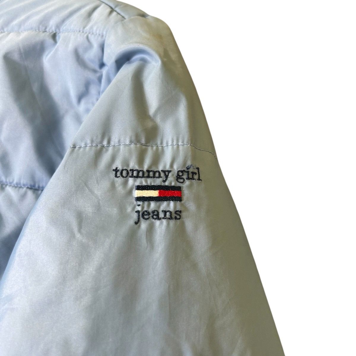 Tommy Hilfiger Vintage Tommy Girl Puffer Jacket Size S / US 4 / IT 40 - 6 Thumbnail
