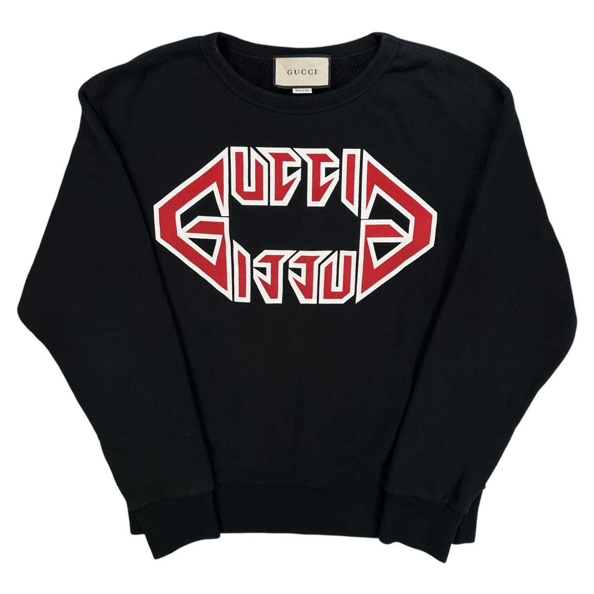 Gucci gucci size xs sweatshirt black rocker graphic print logo Size US XS / EU 42 / 0 - 1 Thumbnail