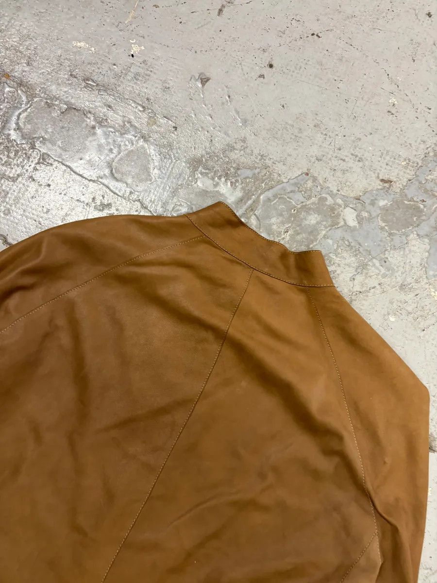 Emporio Armani SS2006 Emporio Armani Pure Brown Leather Jacket Size US S / EU 44-46 / 1 - 7 Thumbnail
