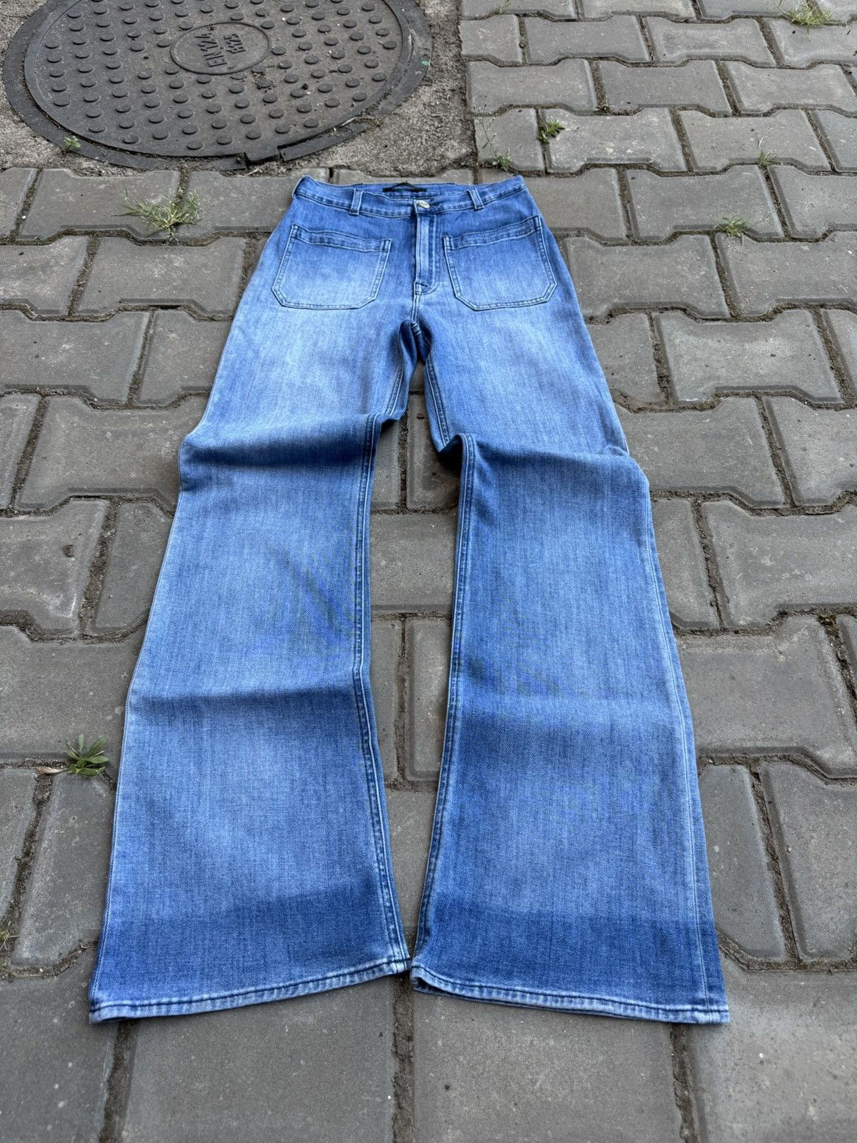 If Six Was Nine Vintage Y2K Flared Bootcut Denim Jeans Size 30 Rare Size US 30 / EU 46 - 1 Thumbnail