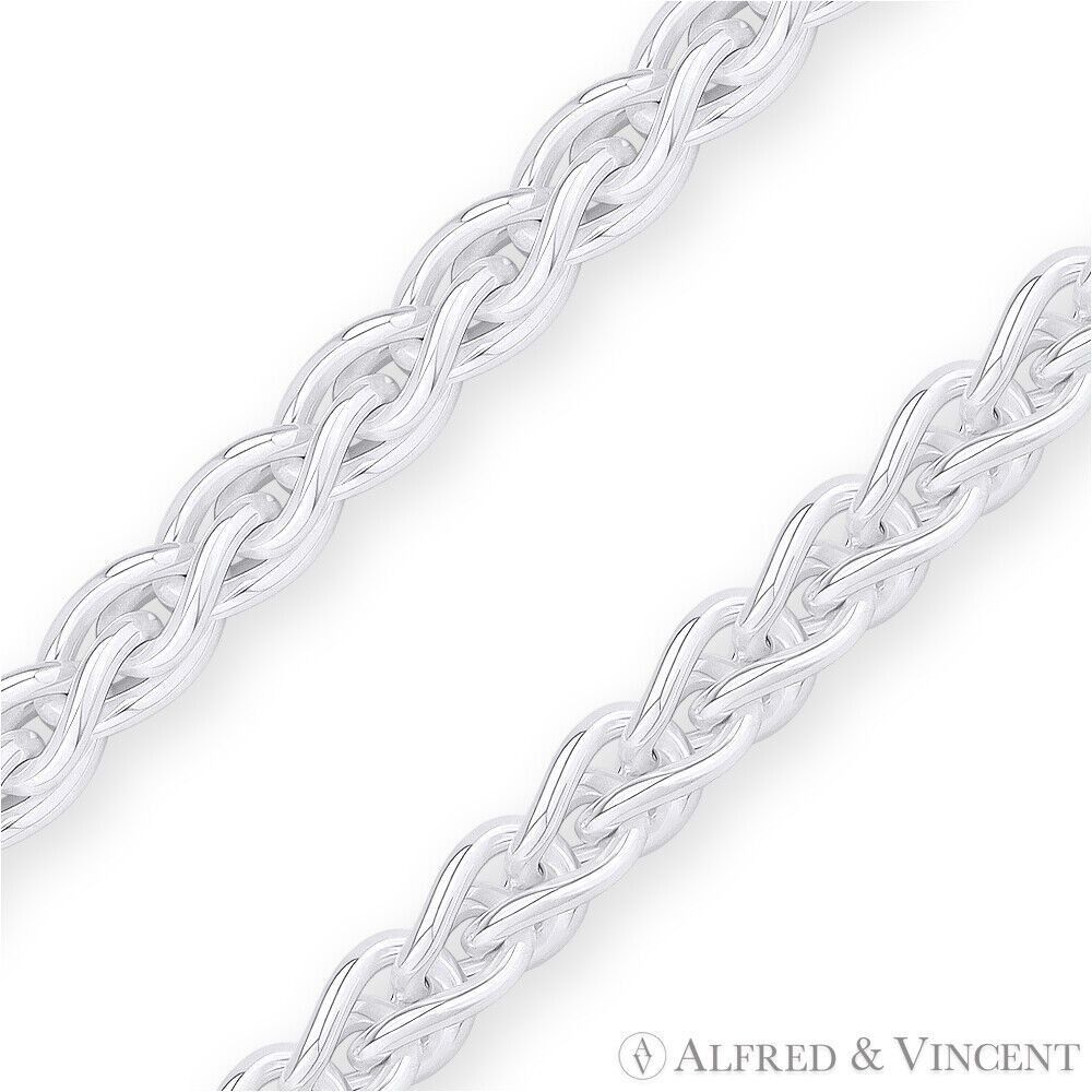 Other 1.8mm Wheat Spiga Chain Necklace in 925 Sterling Silver Size ONE SIZE - 2 Thumbnail
