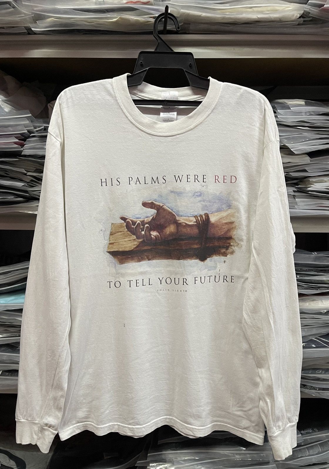 Vintage Vintage Jesus Tee " White Cole Herzan "🔥🔥🔥 Size US L / EU 52-54 / 3 - 1 Thumbnail