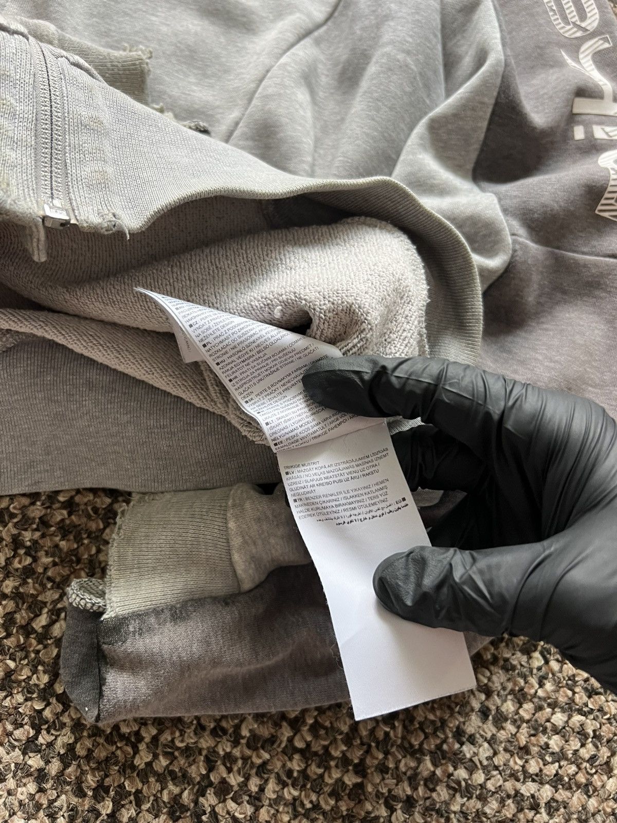 Nike Nike Zip Hoodie Basic Vintage Y2K Oversized Grey Streetwear Size US M / EU 48-50 / 2 - 13 Thumbnail