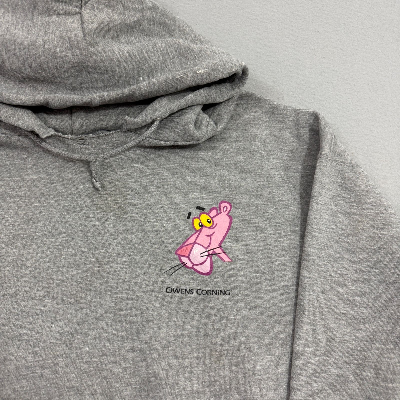 Vintage Vintage Pink Panther Hoodie 2XL Gray Pullover Sweatshirt 90s Size US XXL / EU 58 / 5 - 6 Thumbnail