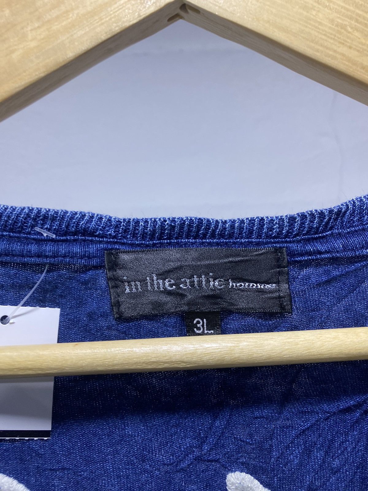 In The Attic Sick☠️ In The Attic Washed Blue Denim Indigo Punk Lgb Grunge Size US L / EU 52-54 / 3 - 6 Thumbnail