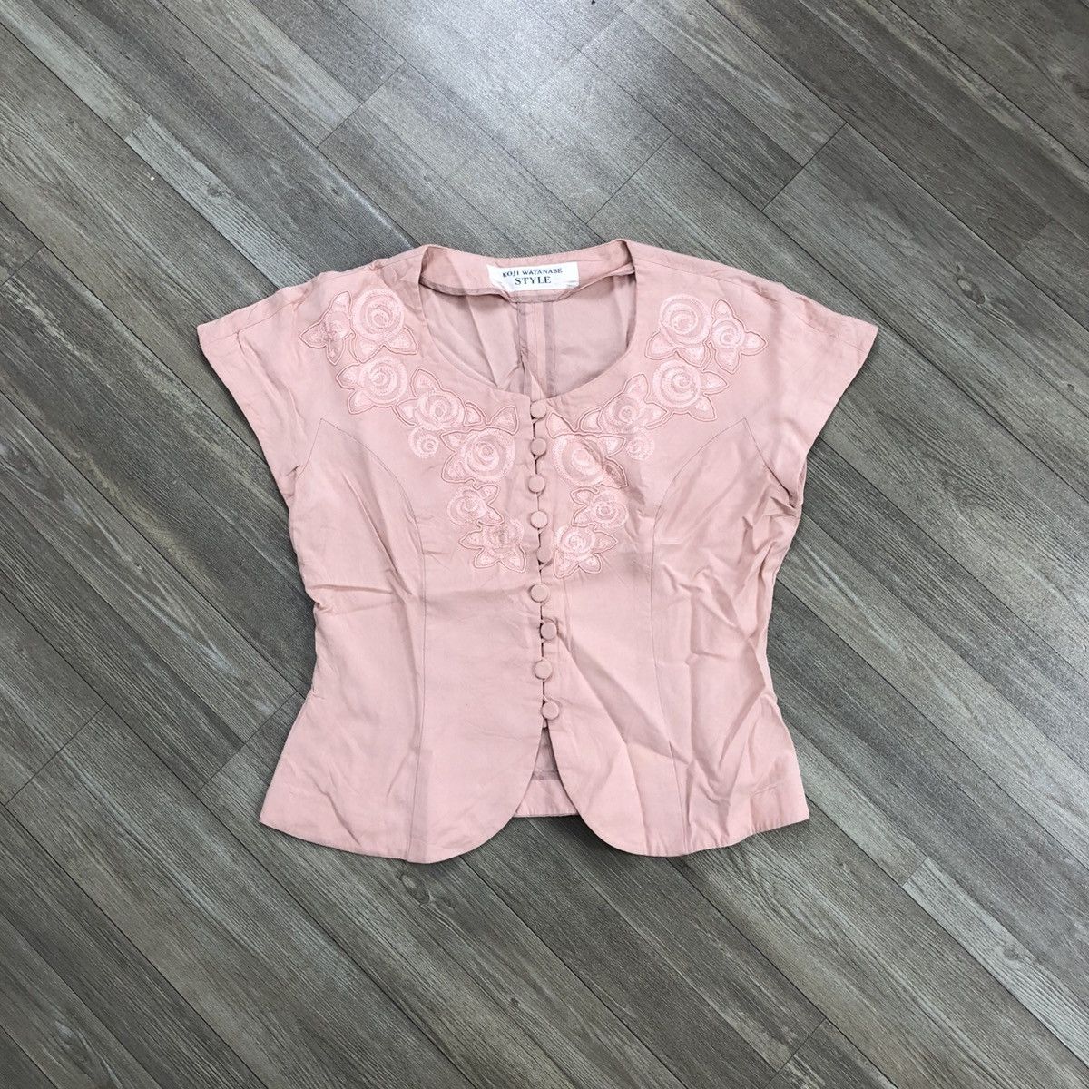 Designer × Japanese Brand × Vintage Vintage Koji Watanabe Style Button Up Size S / US 4 / IT 40 - 1 Thumbnail