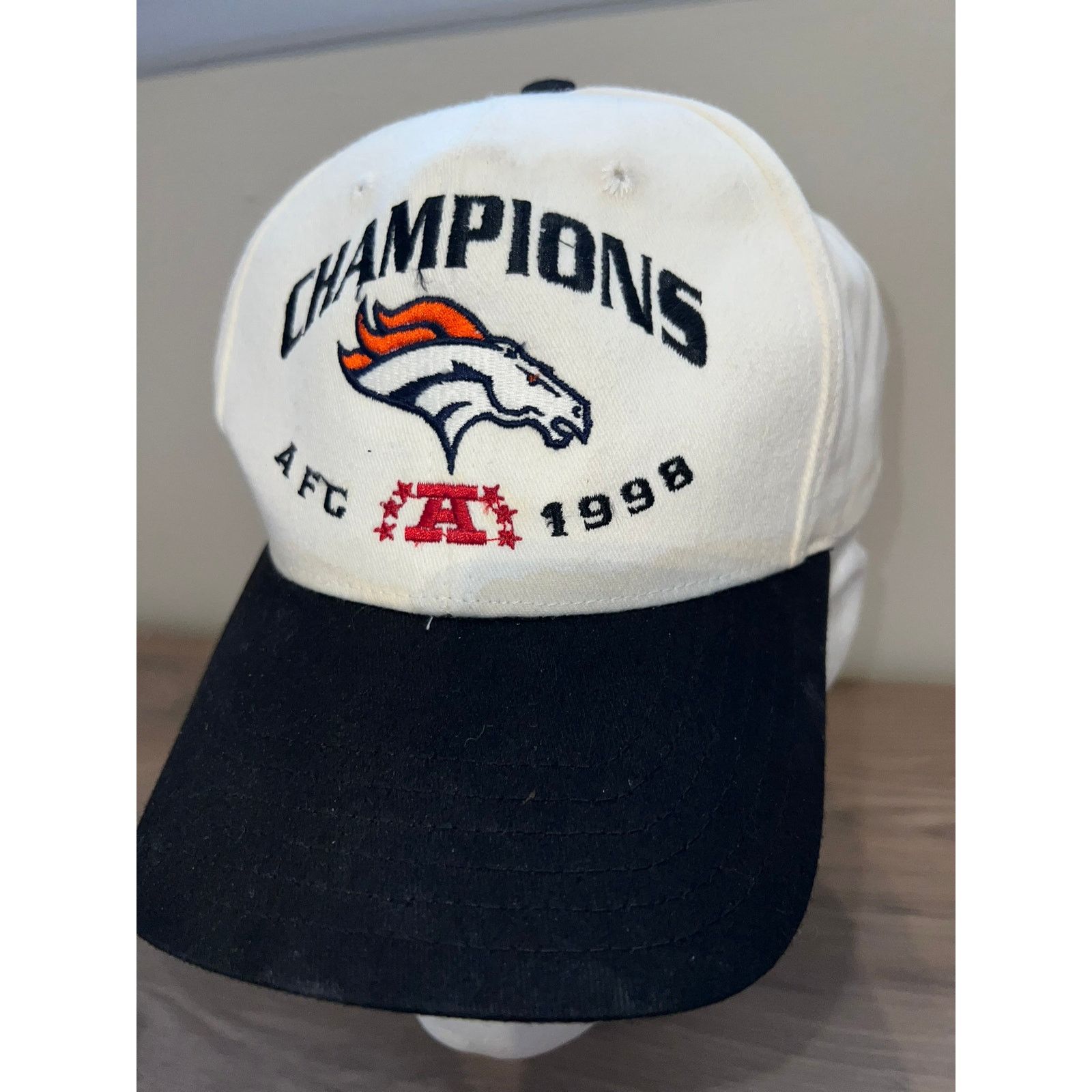 NFL NFL Denver Broncos 1998 AFC Champs Super Bowl Hat Snapback Size ONE SIZE - 3 Thumbnail