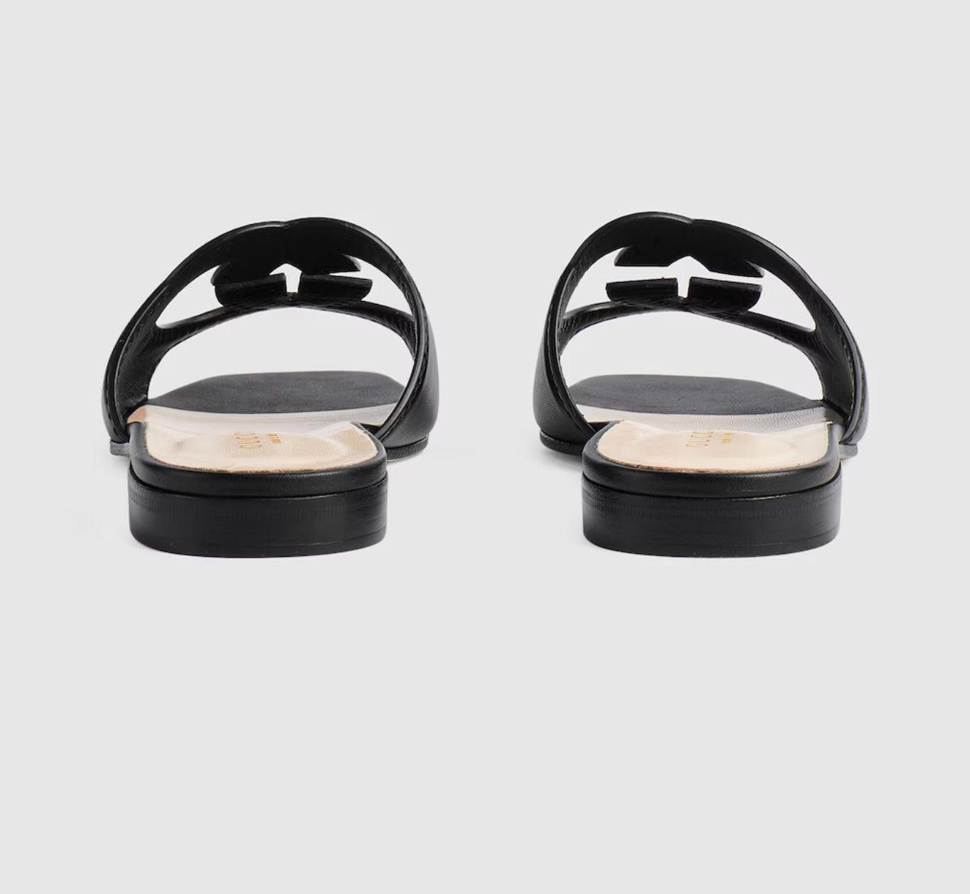 Gucci GUCCI SLIDE SANDAL WITH INTERLOCKING G SIZE 40 Size ONE SIZE - 2 Thumbnail
